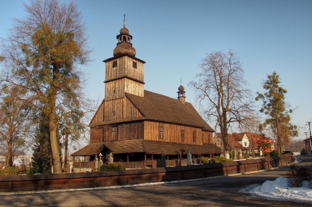 Sedliště - Dřevěný kostel Všech svatých_2