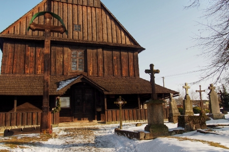 Sedliště - Dřevěný kostel Všech svatých_6