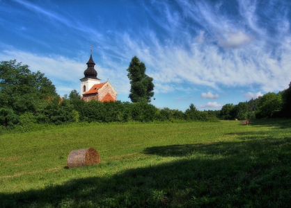 Stříbrná Skalice - Rovná - Románský kostel sv. Jakuba Většího_4